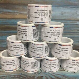 1000 forever stamps of 2022 Mail U.S.A. Flag Postage